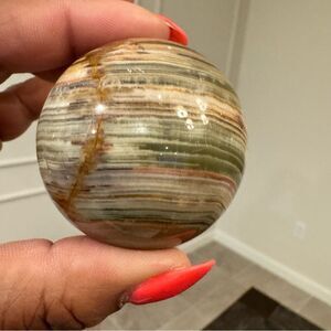 Striped Stone Sphere